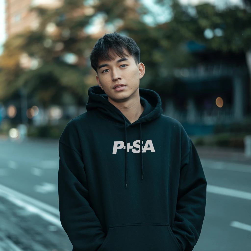 P+S卫衣卫衣珍藏版土百逼宝艾力纯色连帽男女潮牌