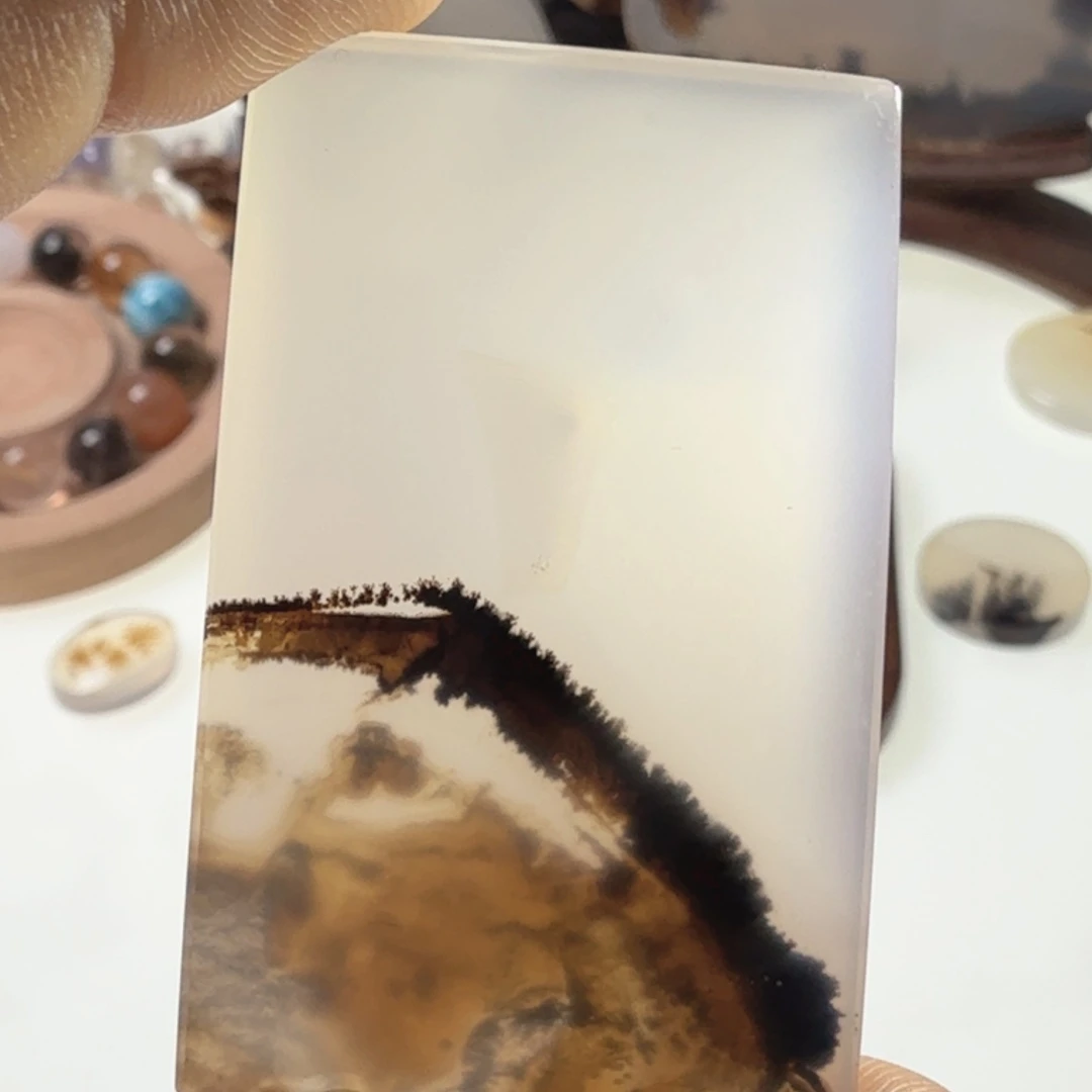 未镶嵌玛瑙/玉髓珠宝半成品