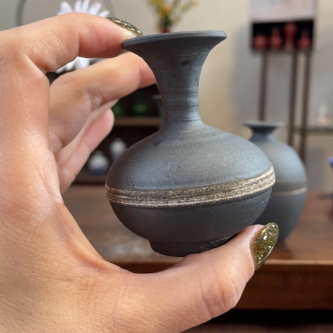 瓷片陶瓷艺术小花瓶