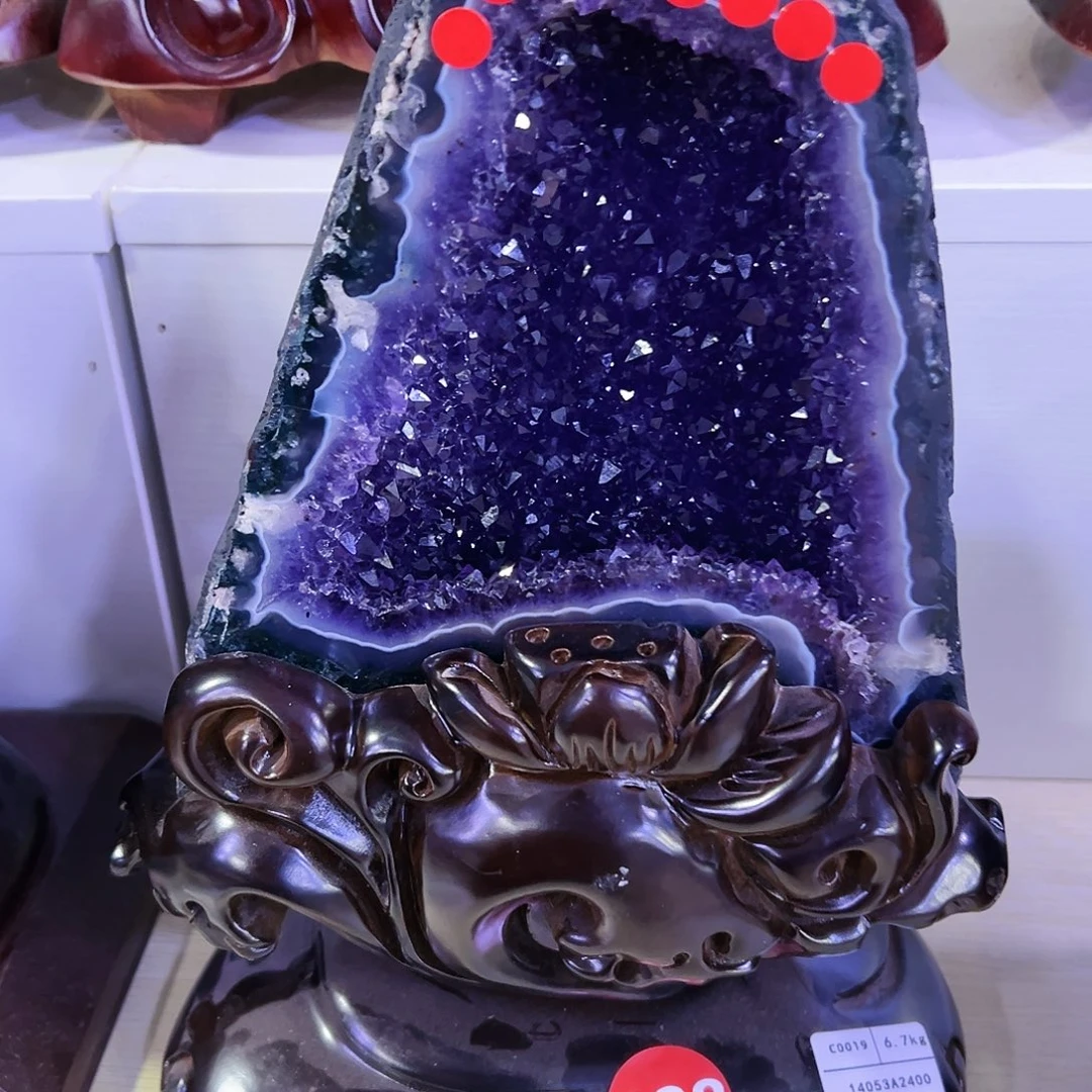 大型摆件（非配饰）紫晶未镶嵌