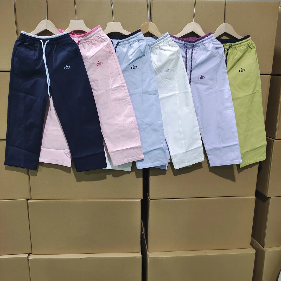 【海涛大叔】 25夏季新款儿童裤腰拼接撞色字母运动裤 YYJ2551