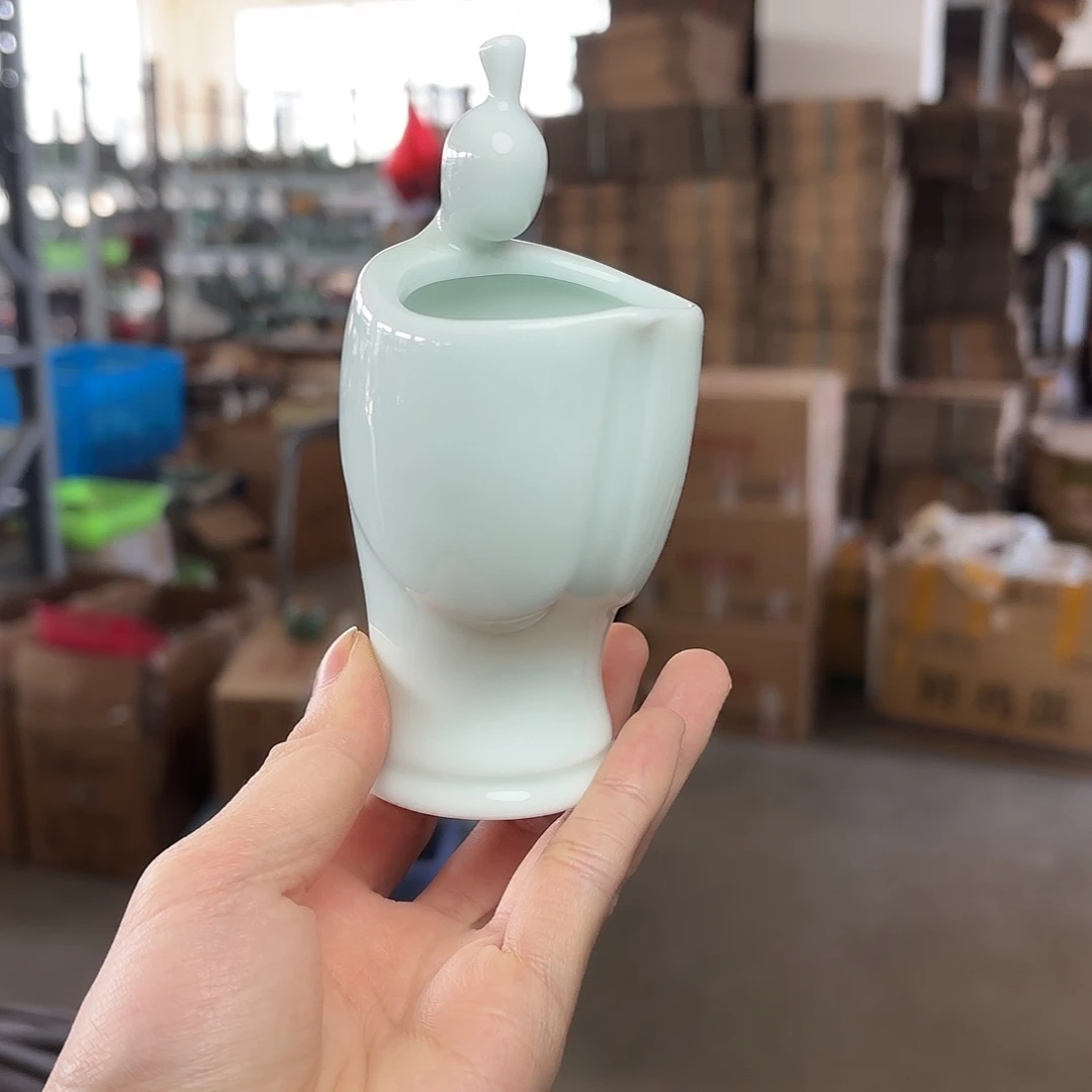 龙泉云间青瓷小米茶器