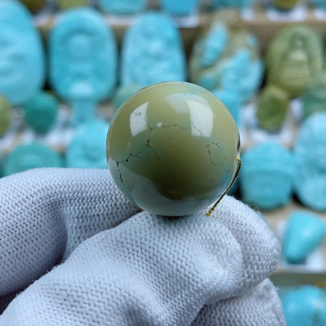 绿松石未镶嵌珠宝奇石24mm