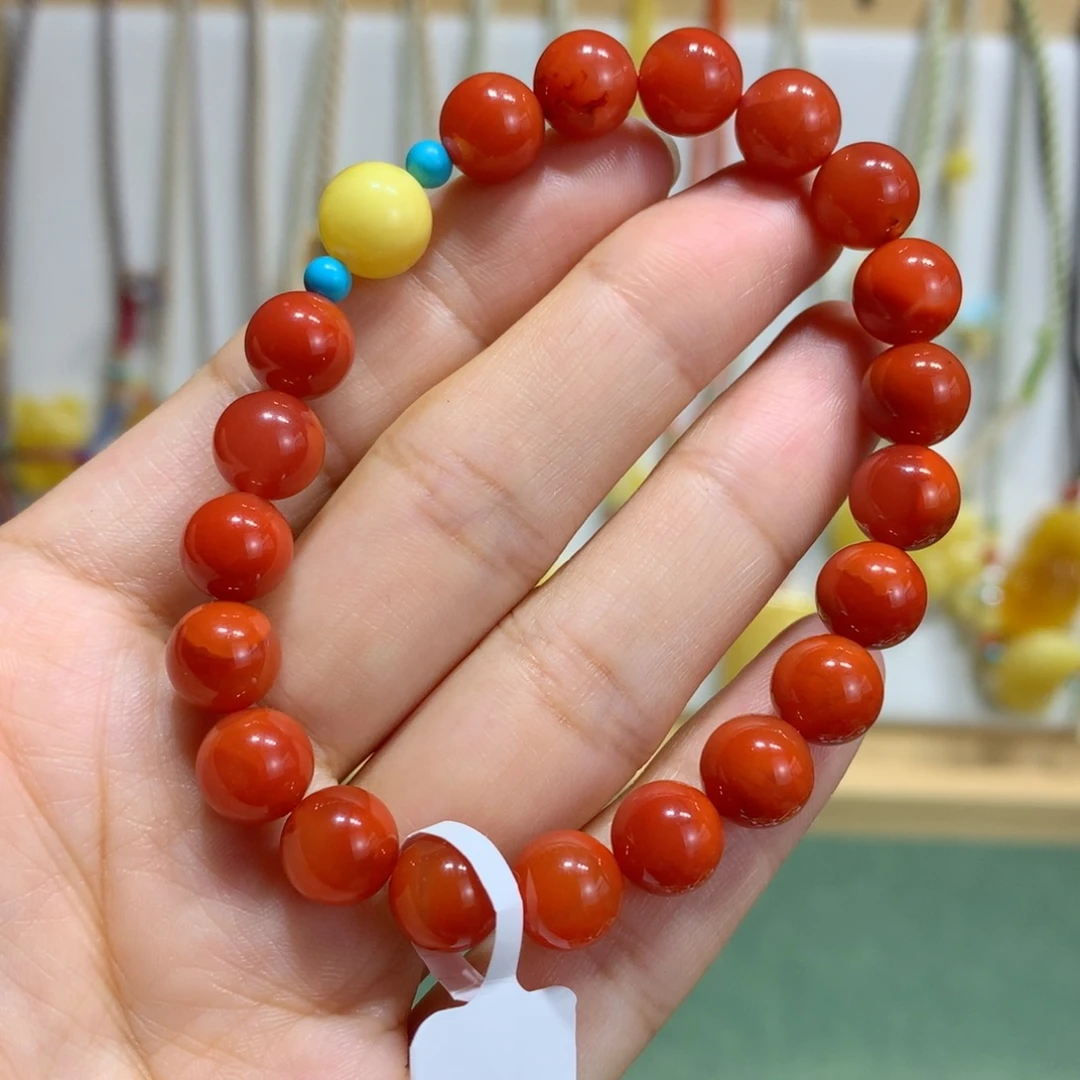 未镶嵌手链南红玛瑙8.8mm