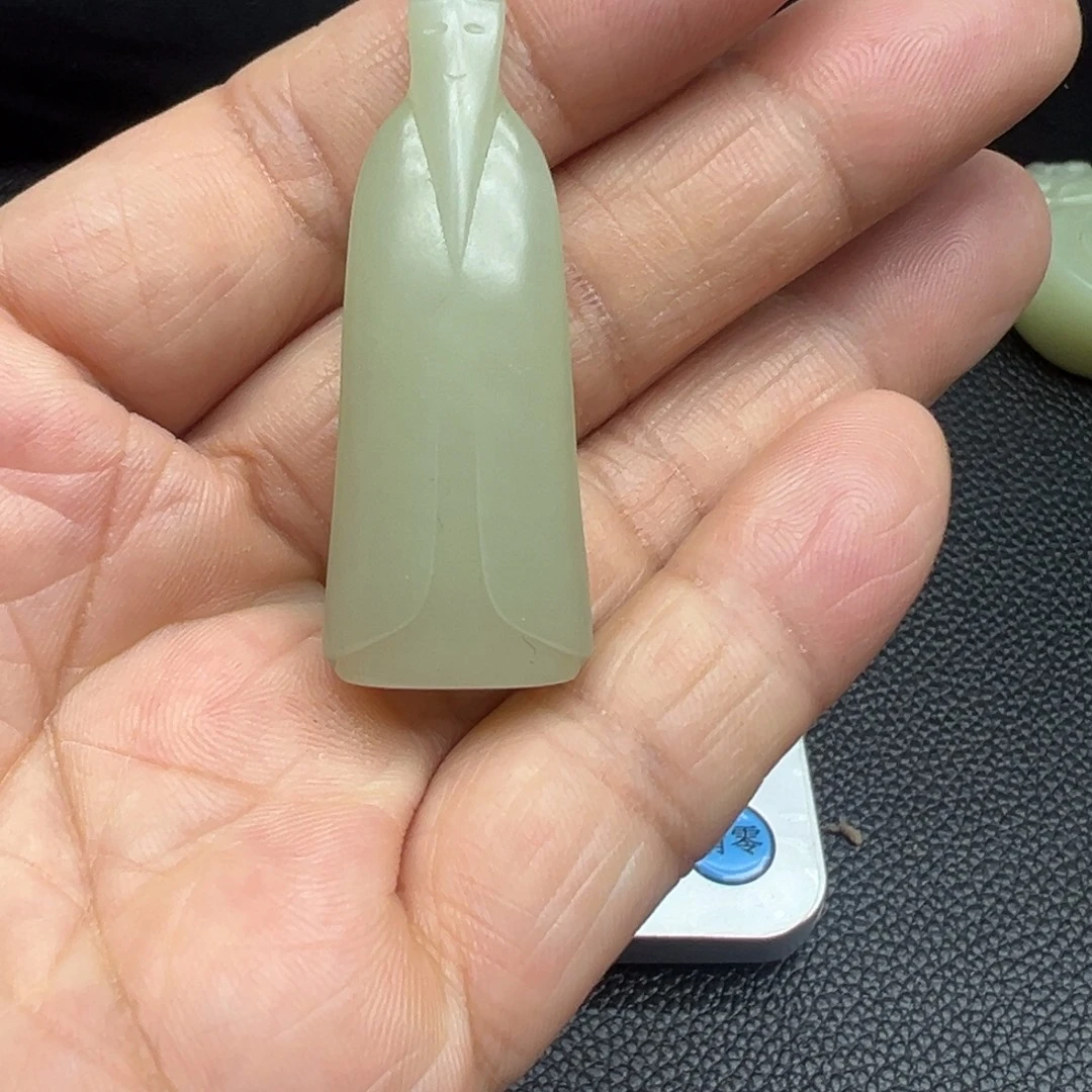 和田玉（糖玉）未镶嵌吊坠(不含链)