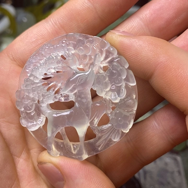 岫玉岫玉颈饰未镶嵌