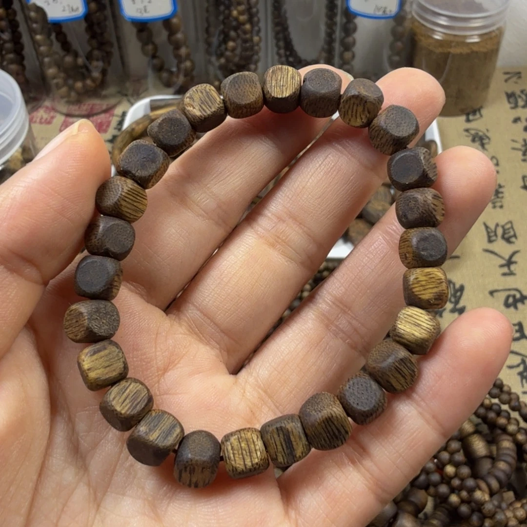 沉香沉香碎屑卡6方糖珠