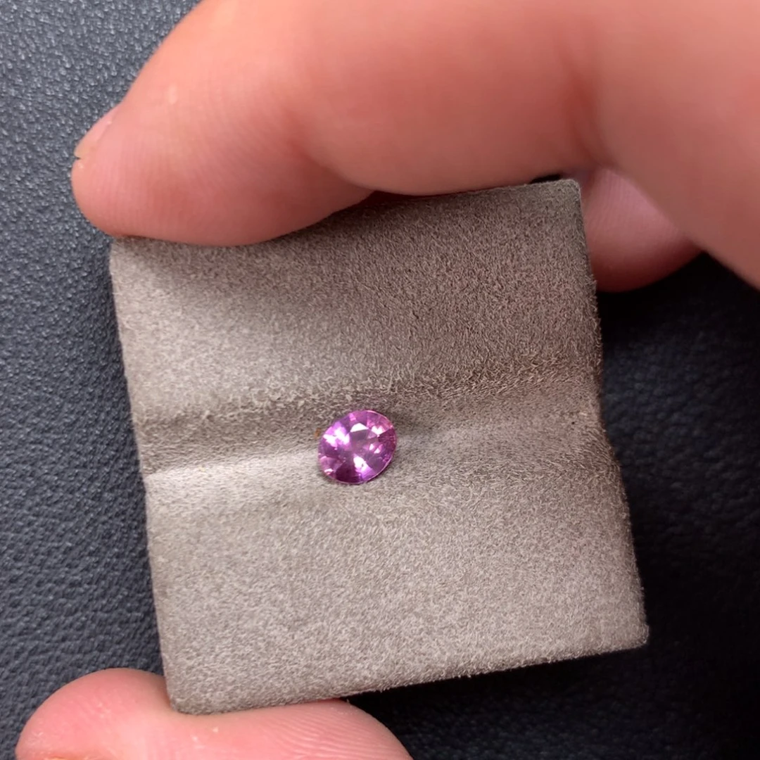 裸石彩色蓝宝石裸石58分