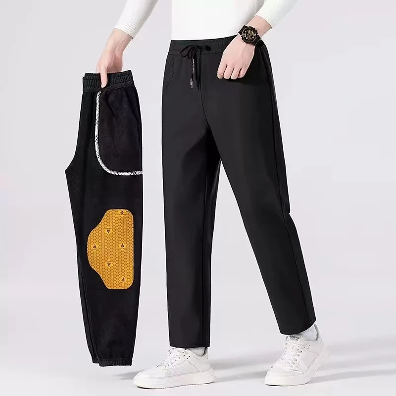 B冬季加厚加绒沸腾防风裤2