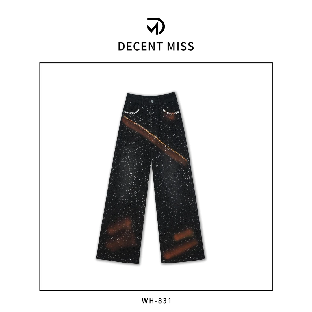 DECENT MISS原创奢华定制时尚牛仔裤WH-831
