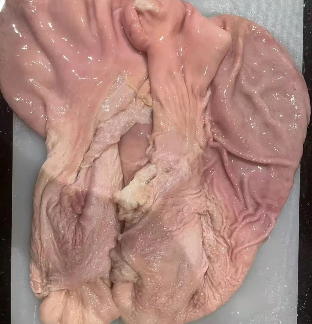 新鲜去油猪肚子煲汤白灼