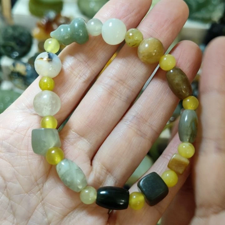 岫玉未镶嵌手串手串