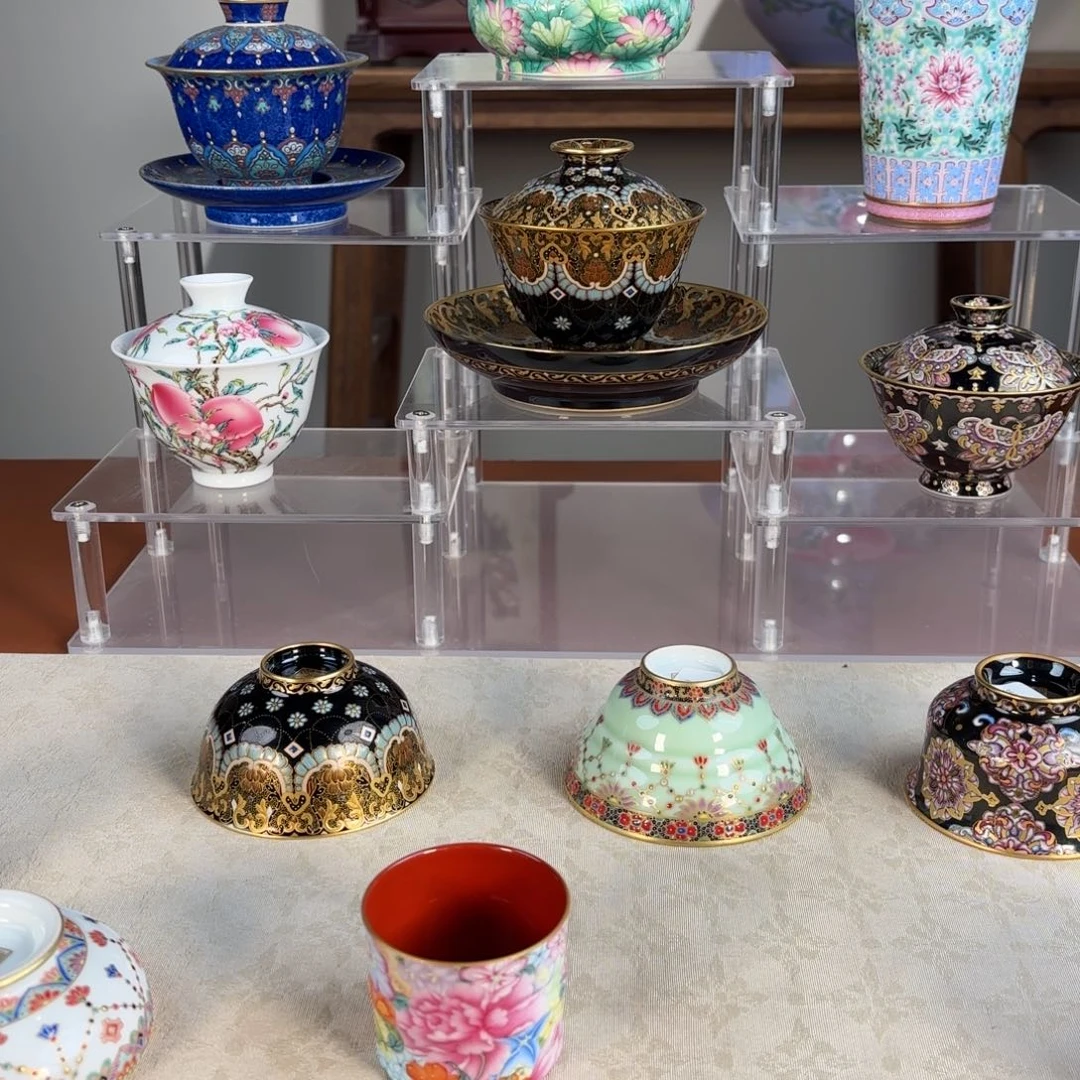 星***耀纯手工手绘 高端茶器