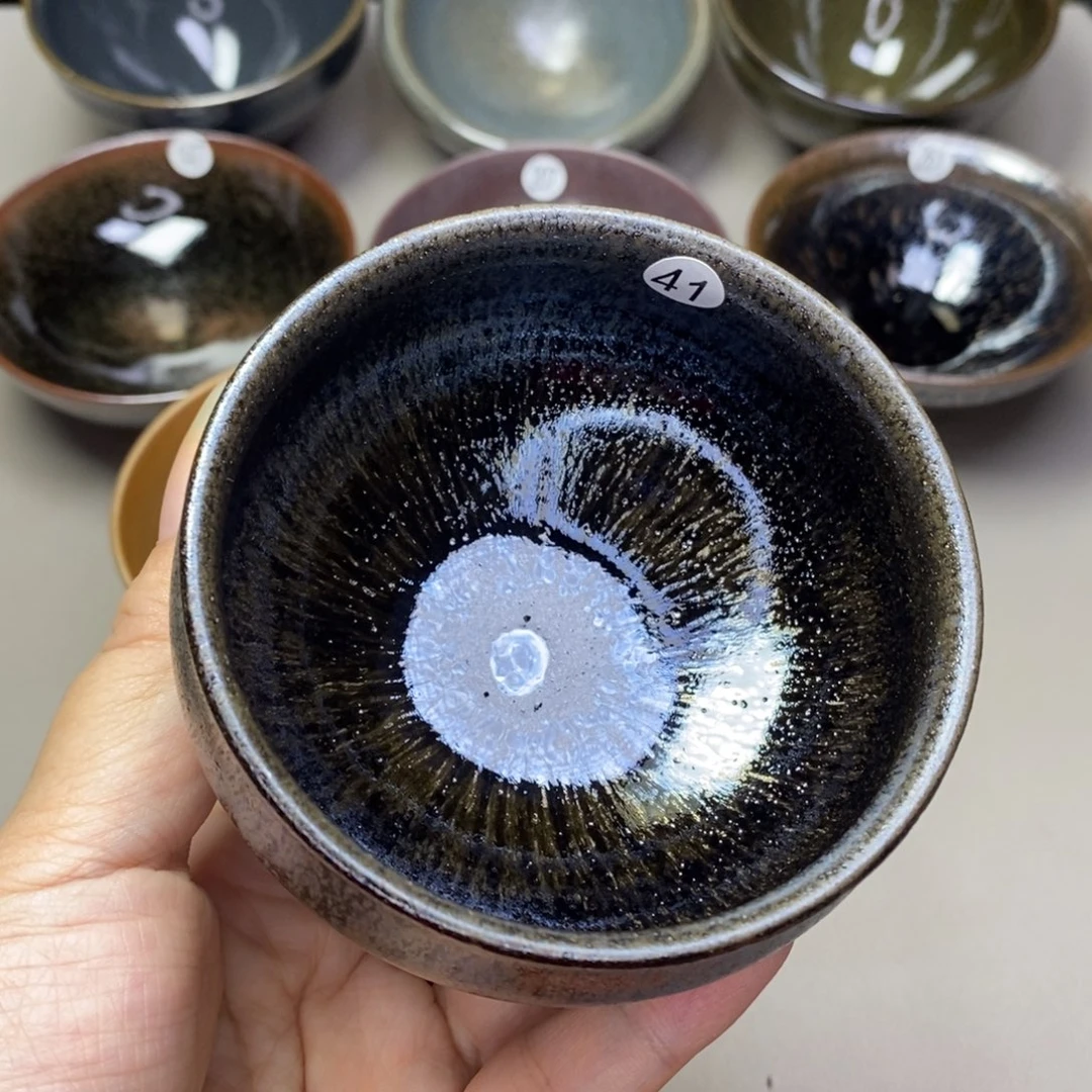 茶盏建窑建盏主人杯微瑕