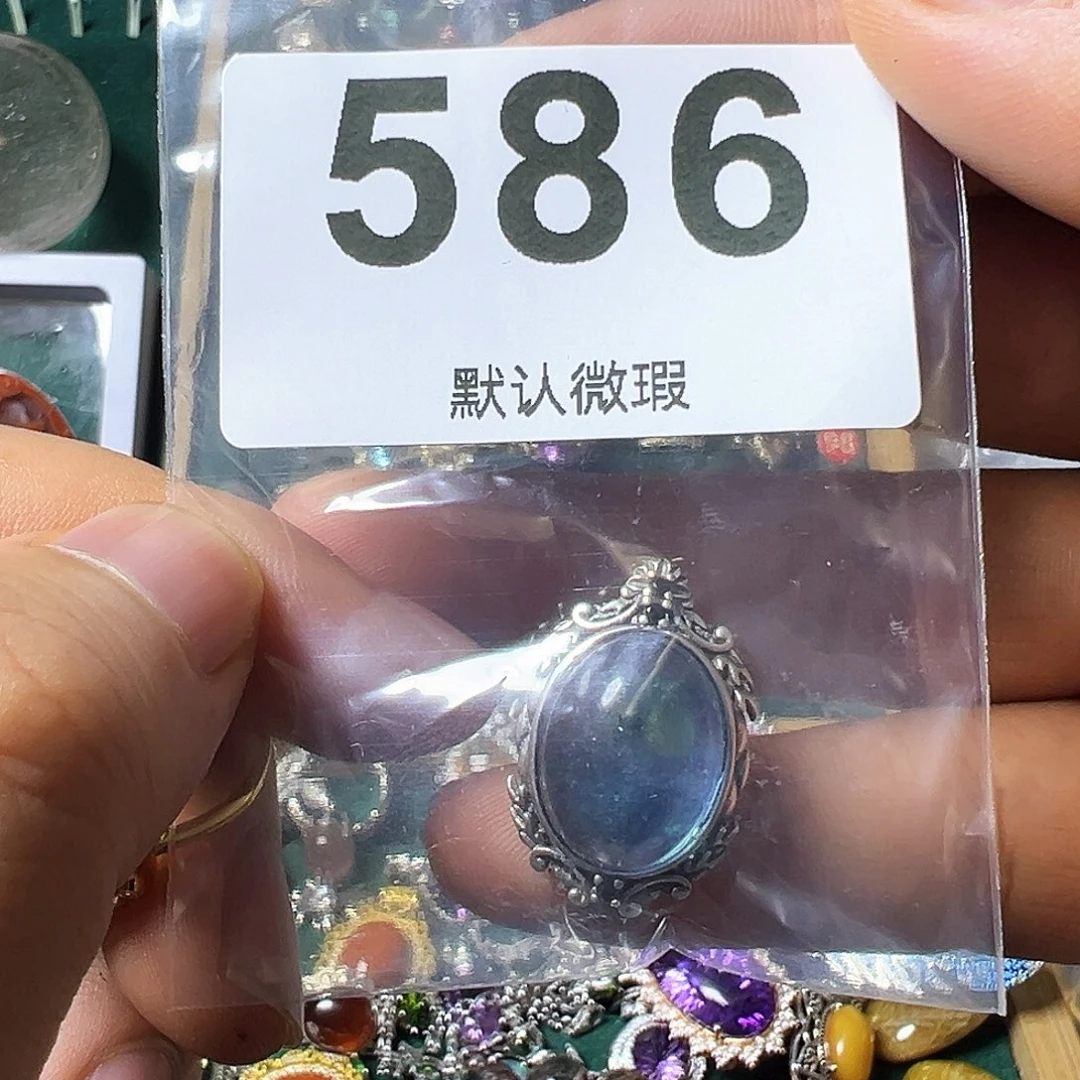 海蓝宝石颈饰银S925镶嵌你**…