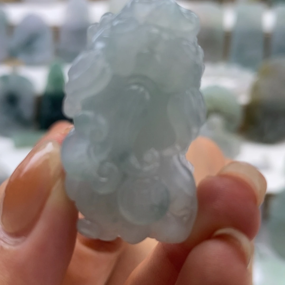 定制翡翠未镶嵌毛货无鉴赏期