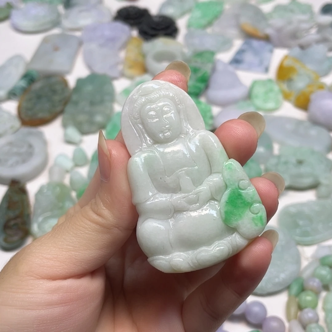 未镶嵌定制翡翠机****颜翡翠