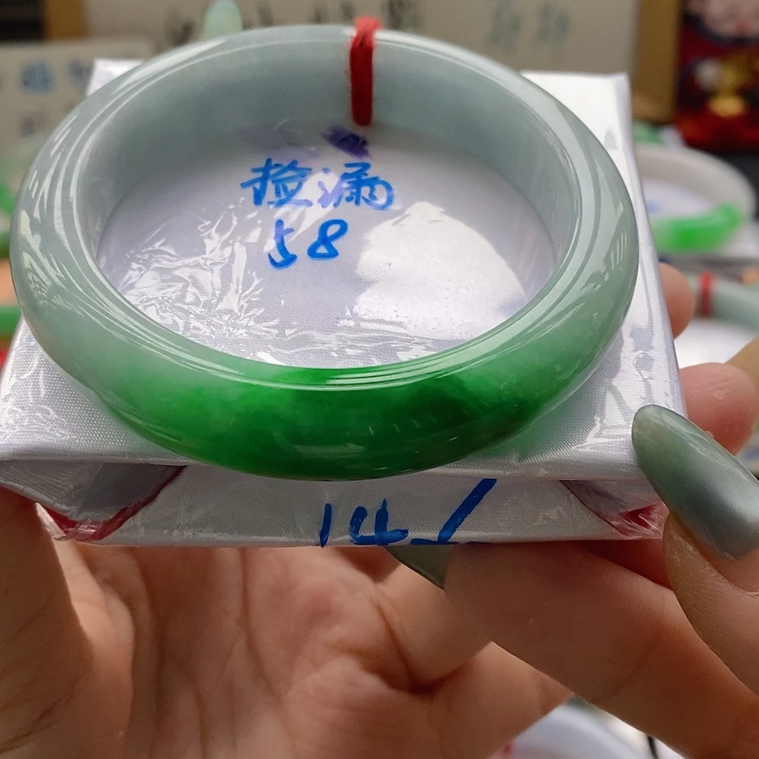 翡翠未镶嵌手镯5号