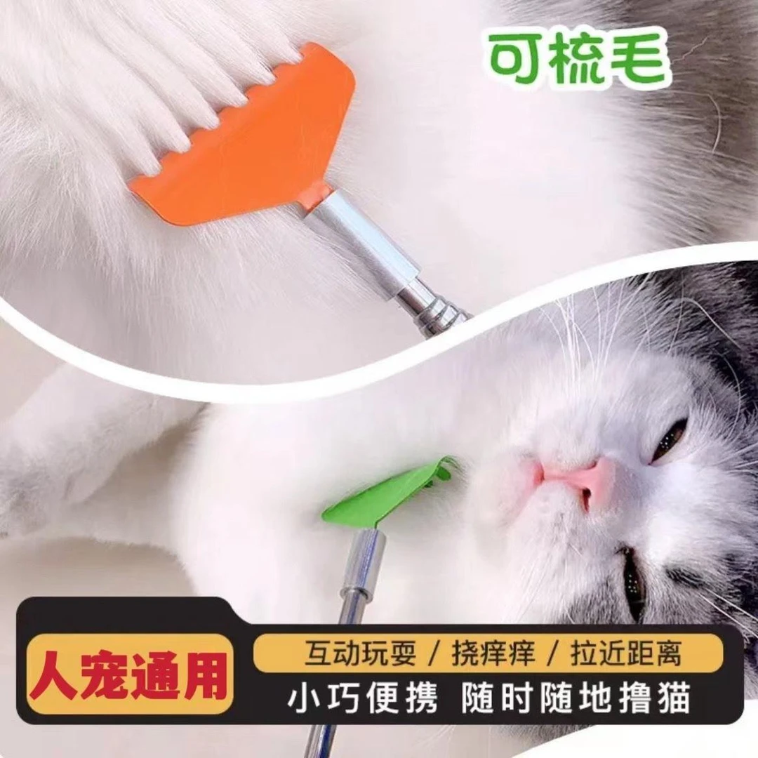 ++猫咪狗狗抓痒挠痒神器猫抓按摩互动玩具人宠通用宠物痒痒挠多功