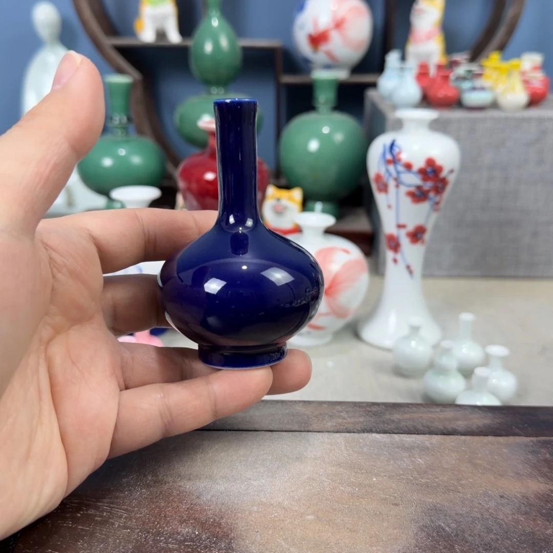 陶瓷手工小花器摆件