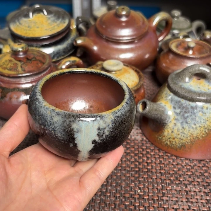 茶杯紫砂压手大杯150