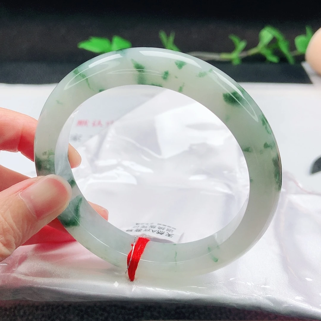 未镶嵌手镯翡翠62圈