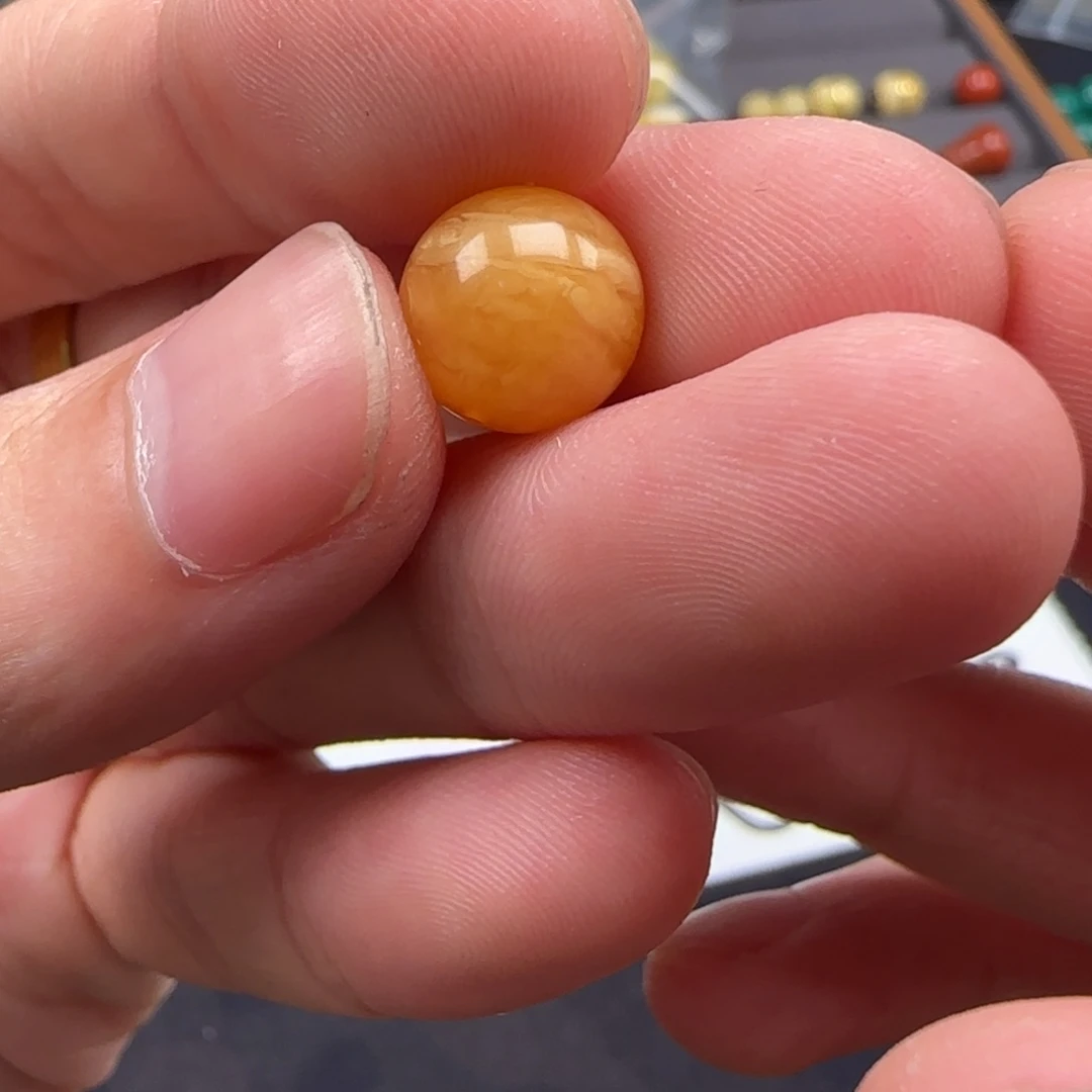 蜜蜡裸石未镶嵌天然b15