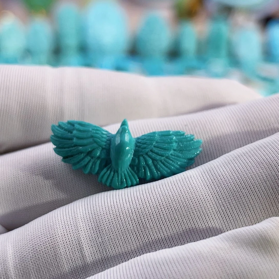 绿松石珠宝奇石未镶嵌