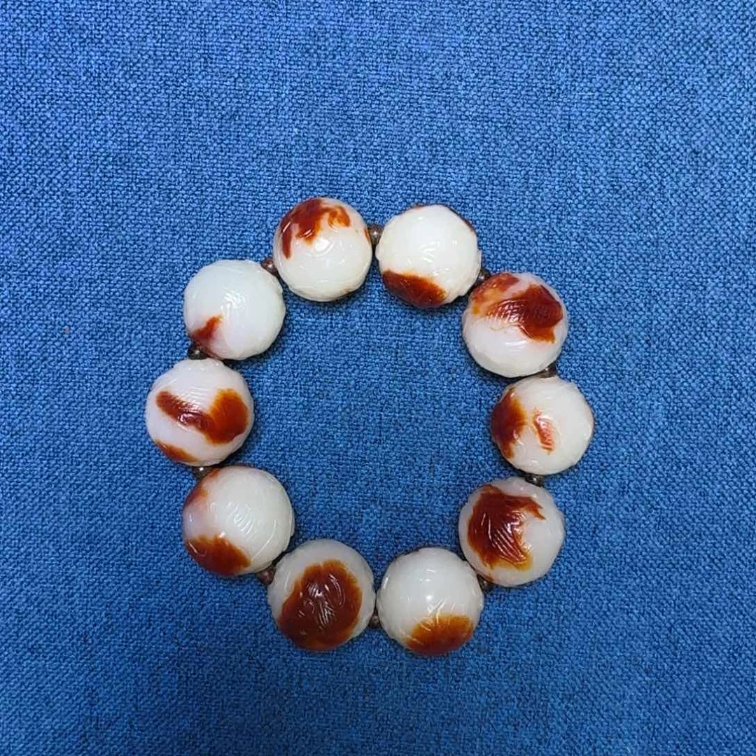 和田玉（糖玉）颈饰未镶嵌