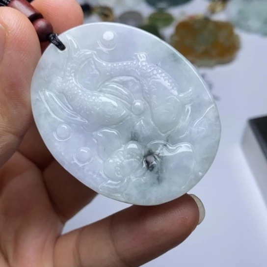 翡翠未镶嵌颈饰翡翠