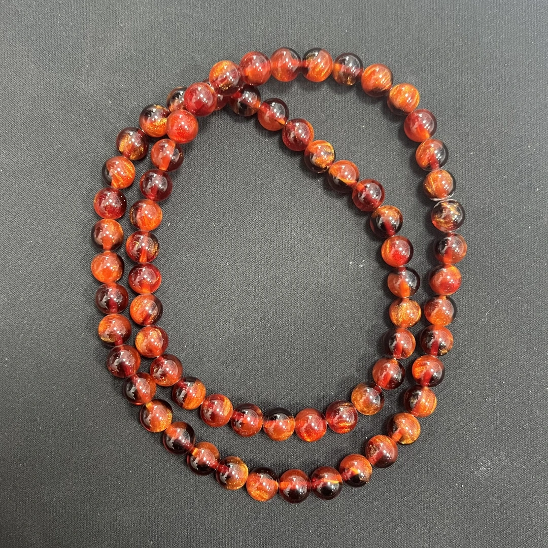 YW032琥珀菩提精品手串（无礼盒）