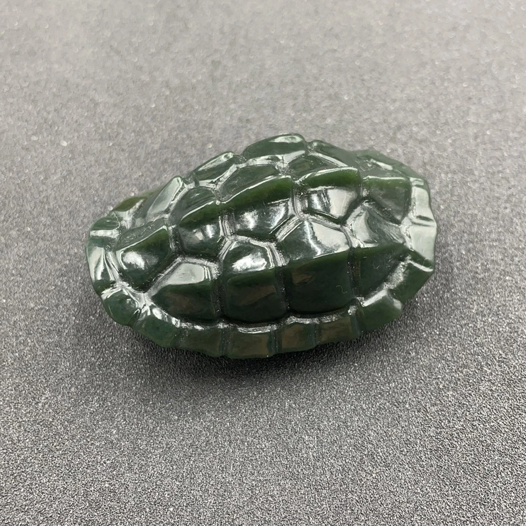 BY0122FSYN标37 和田玉龟把件