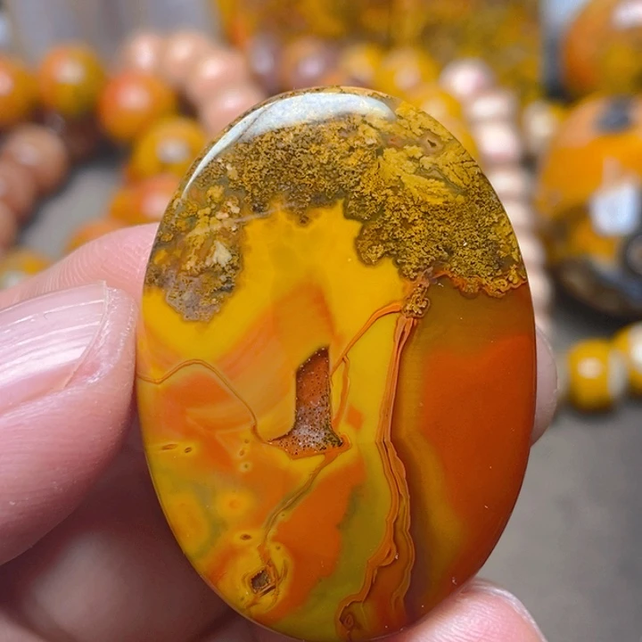 玛瑙/玉髓未镶嵌吊坠