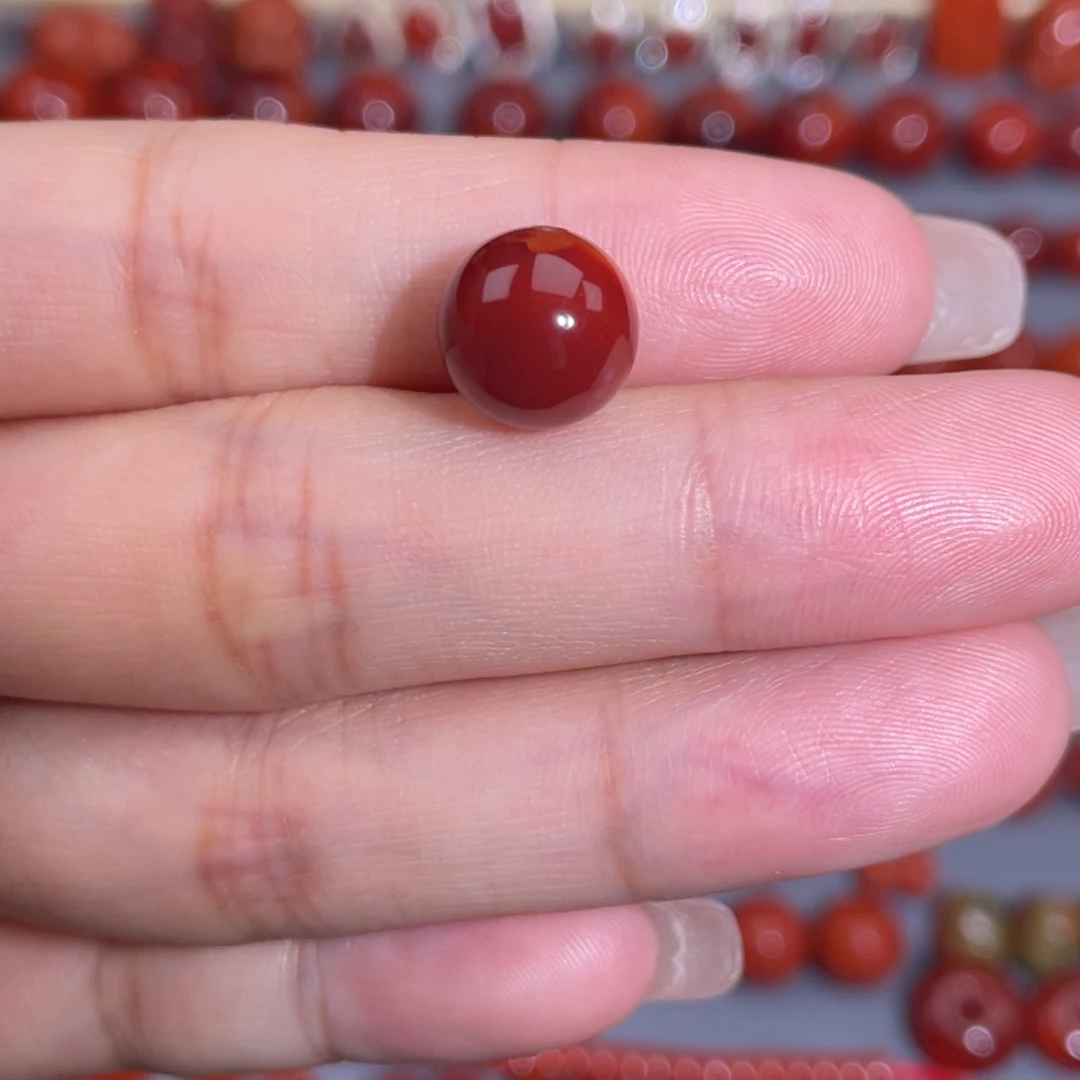 南红玛瑙圆珠未镶嵌焱*木