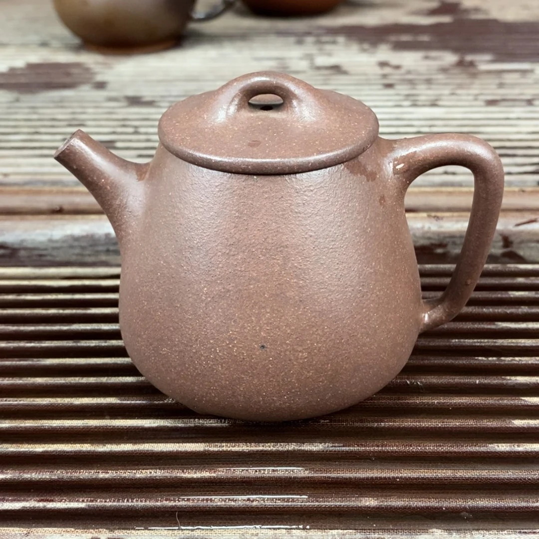 茶壶紫砂宜兴原矿紫砂壶寒石瓢210c