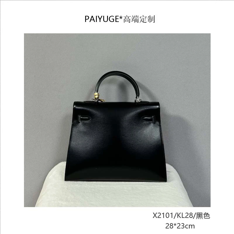 X2101/KL28/黑色  高端定制百搭时尚女士手提单肩斜挎包015孤品