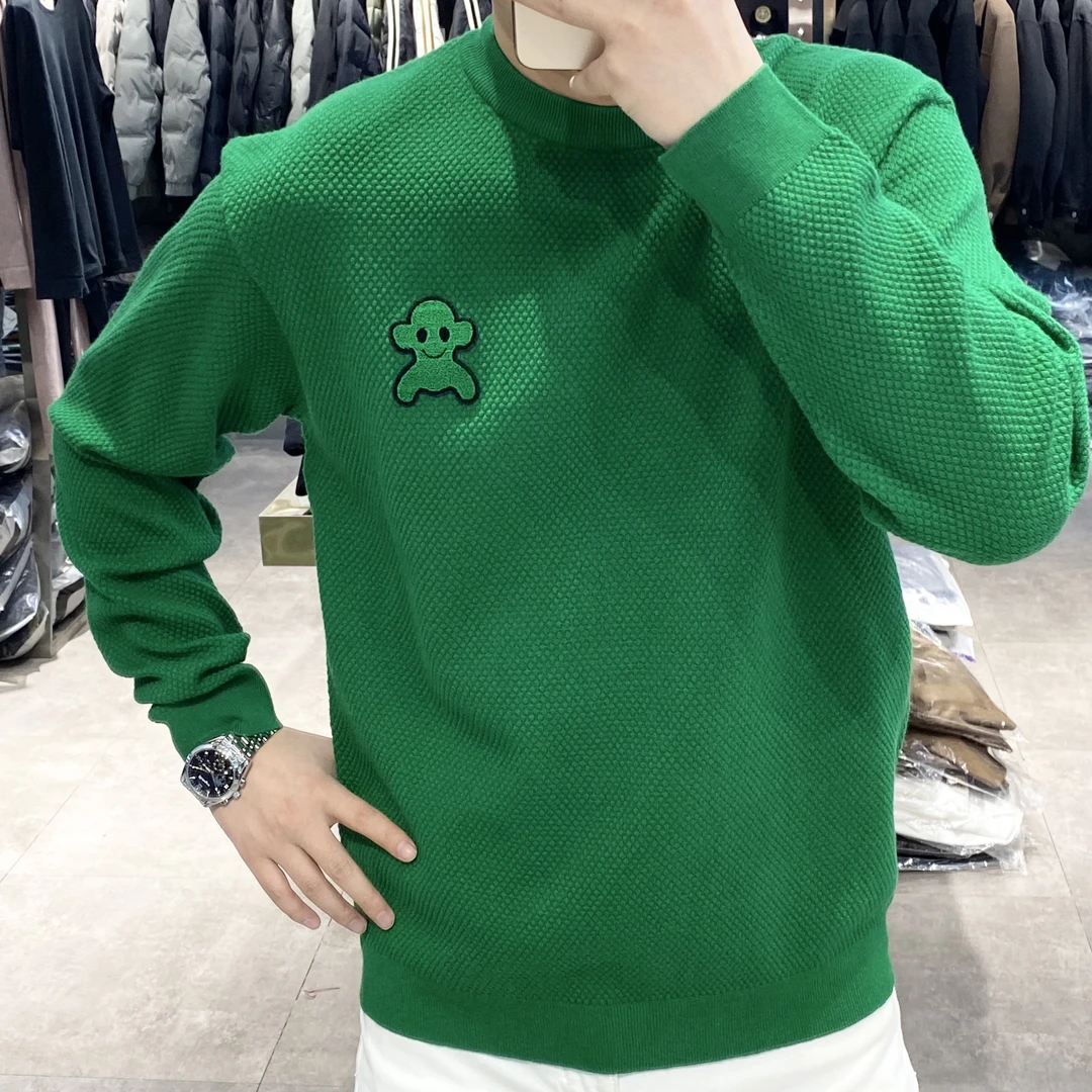 【YFknitwear】2025男士新品圆领休闲加厚保暖舒适百搭针织衫98129