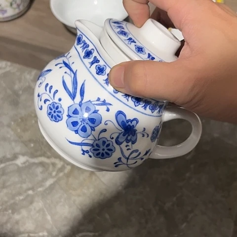 陶瓷手绘随手泡一个