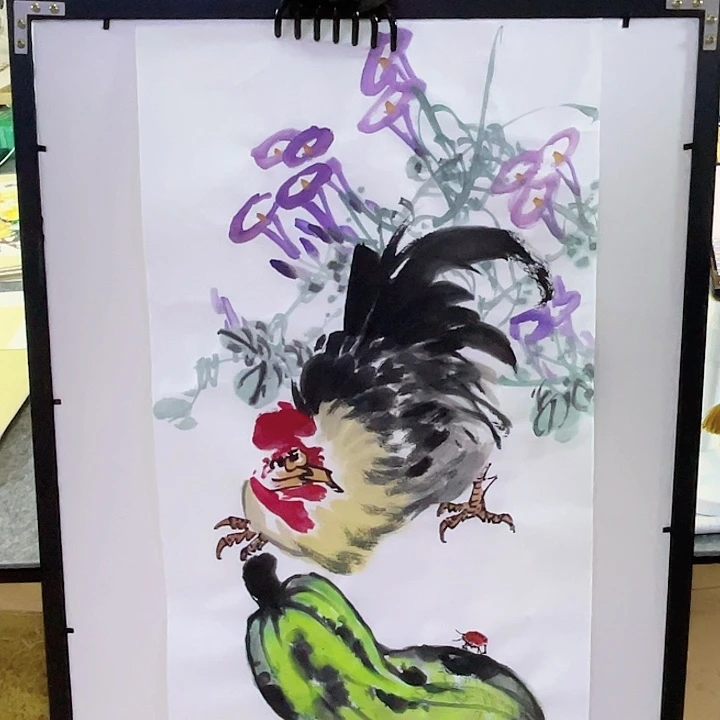 国画张圣敏先生纯手绘作品
