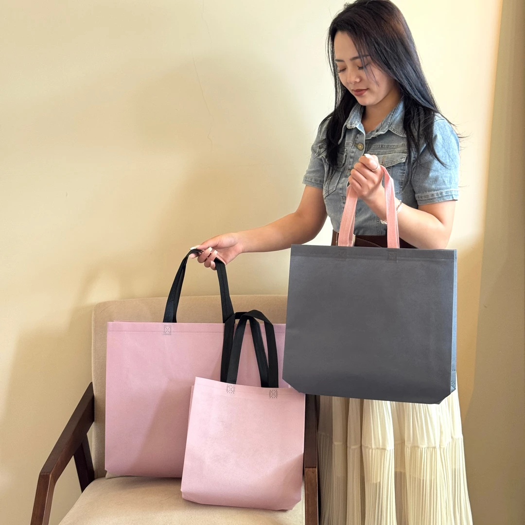 网红服装店加厚无纺布手提袋定制童装衣服礼品包装袋女装袋子手提