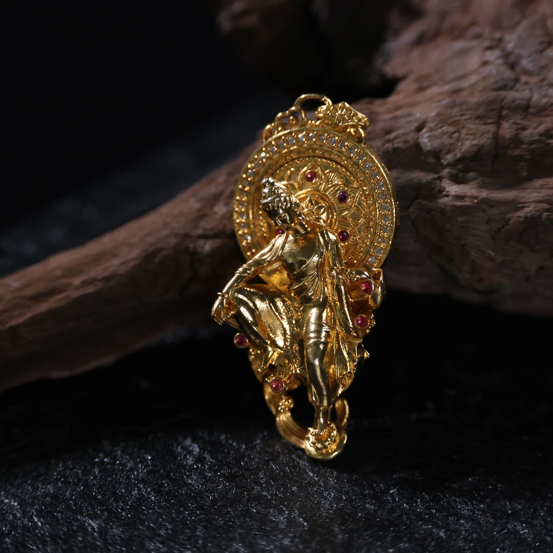 【思嘉】至尊典藏系列·18k观关过·观音豪镶吊坠|多样性发一  GP0048