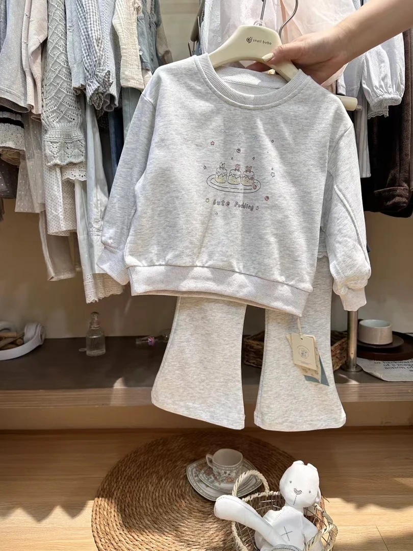 《直播多价格链接》2025新款女宝春款卫衣套装T恤