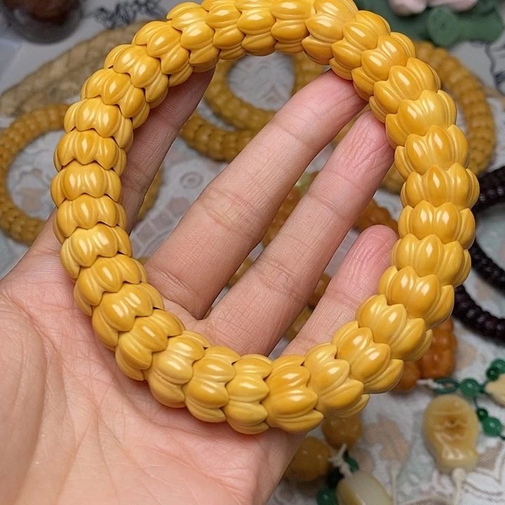 猴头核桃吊坠莲花15加