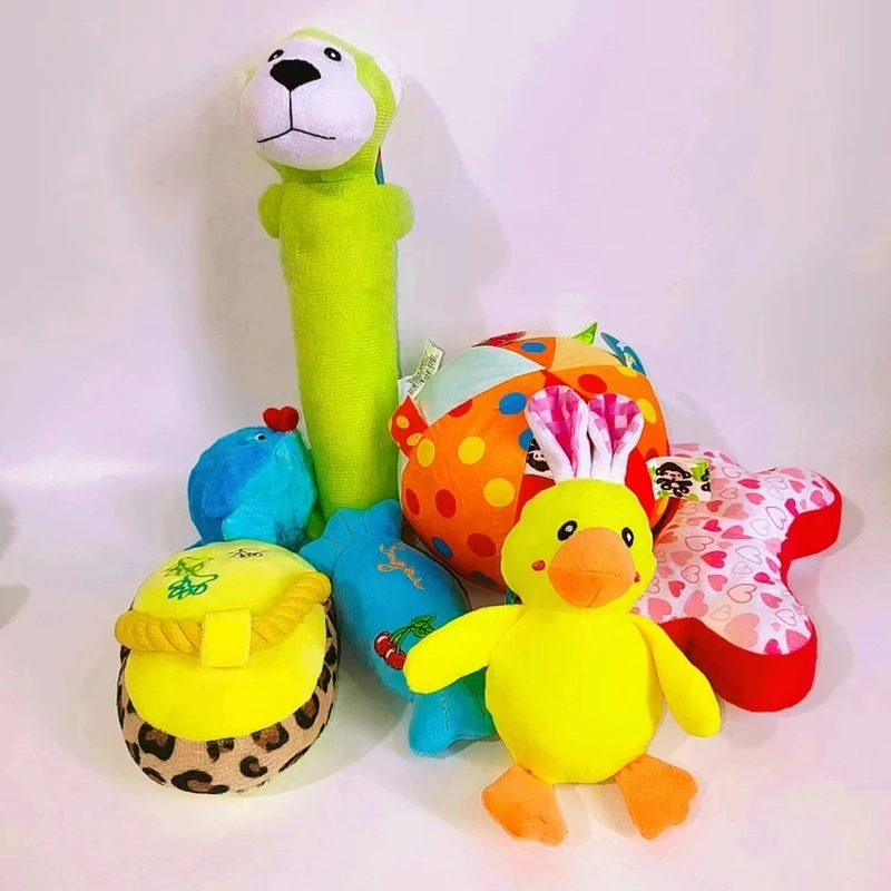 猫狗发声玩具互动解闷玩具毛绒咬胶猫狗自嗨耐咬宠物玩具