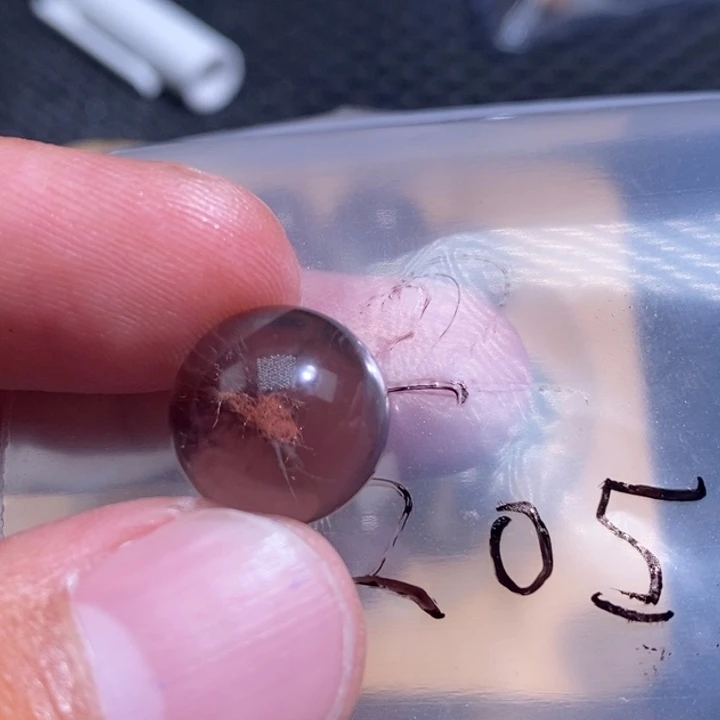 y***虎未镶嵌手链发晶天然水晶手串