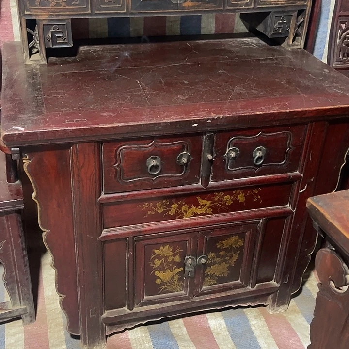 加厚款楸木榆木蝴蝶柜不包邮