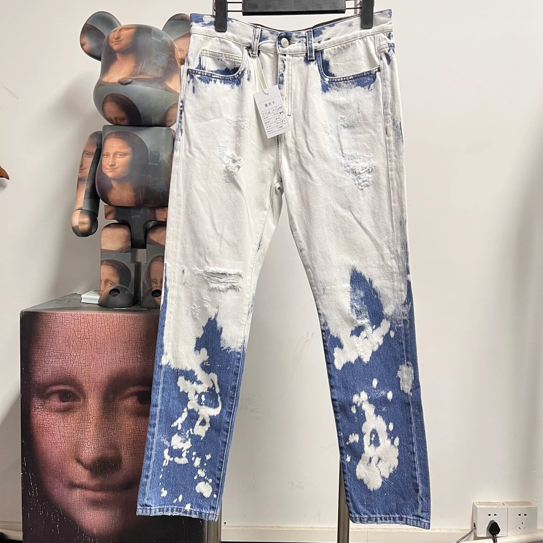 99新 GUCCI/古驰 99新Gucci古驰扎染牛仔裤  尺码：26
