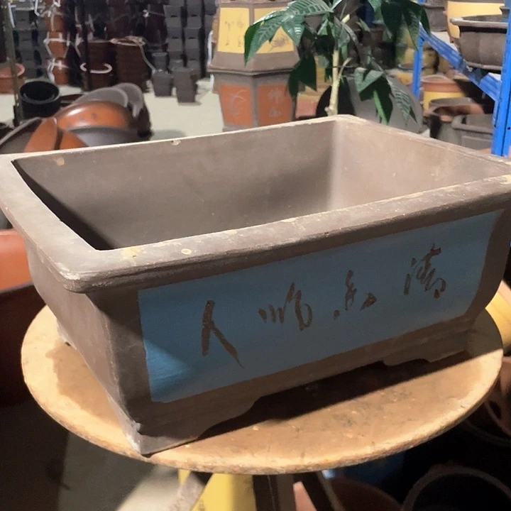 40蓝色马槽花盆花盆