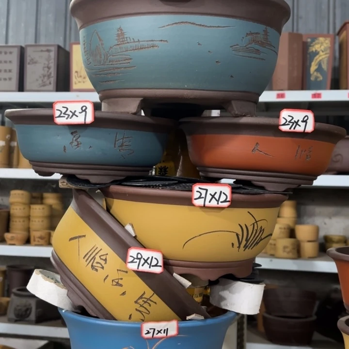 花盆紫砂100-6。