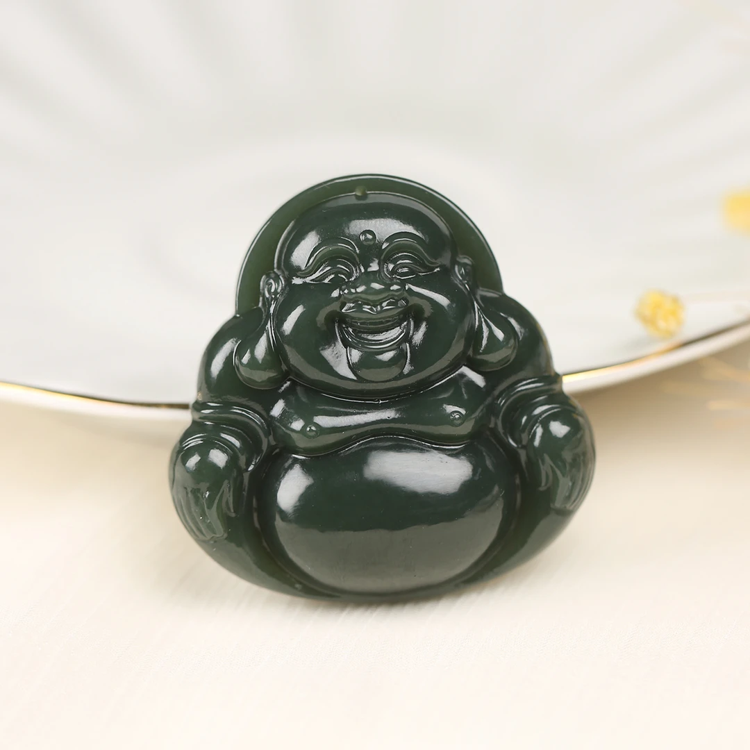 【麦子家族年终大促】天然和田挂件吊坠佛公玉佛百搭 GZ008